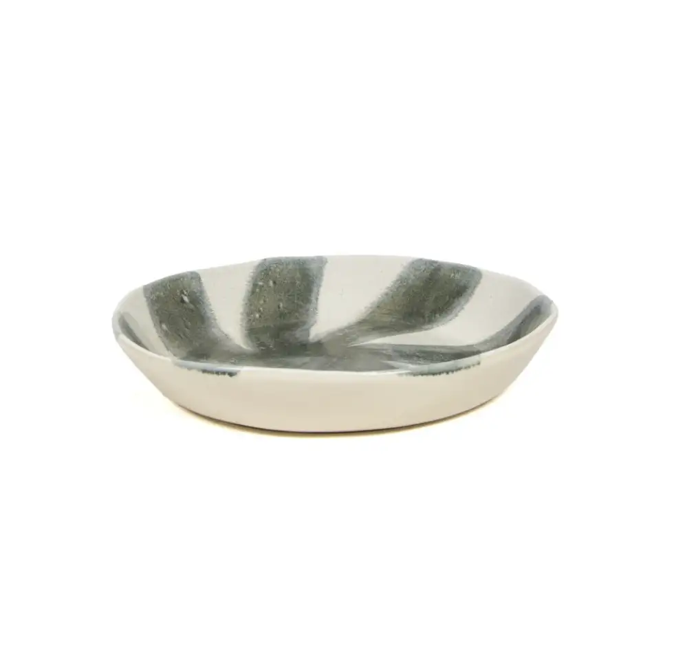 Assiette Creuse Spirale Green