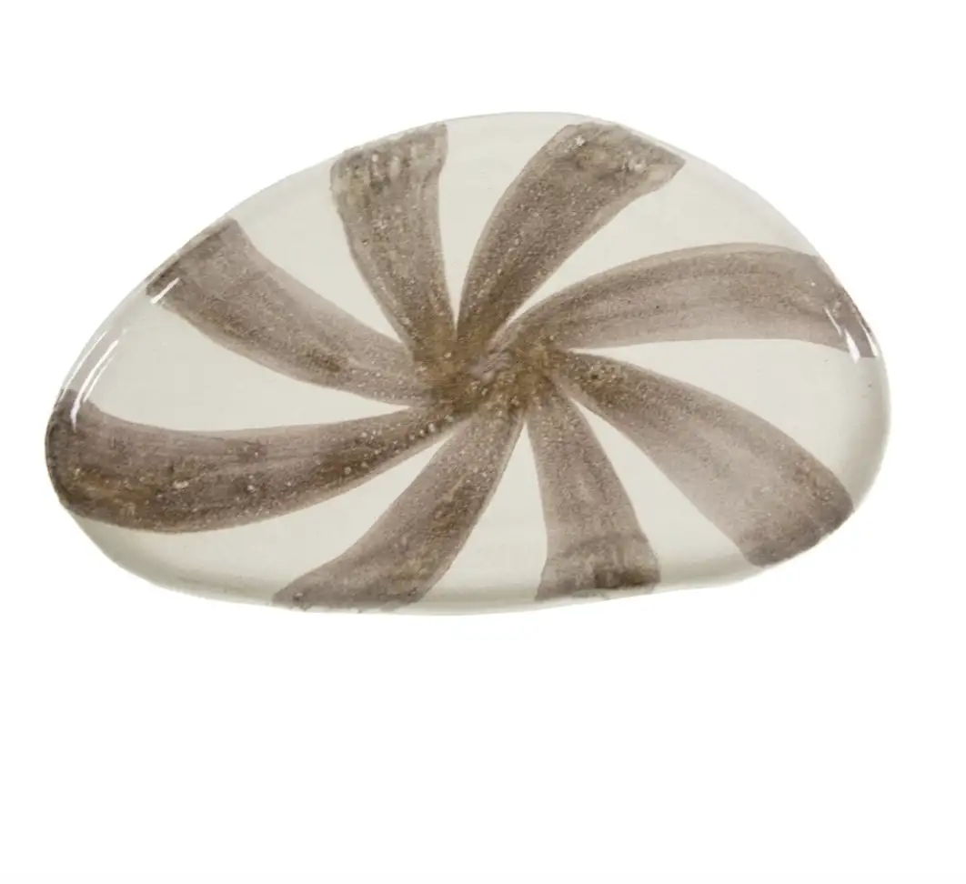 Plat de service Spirale Brown