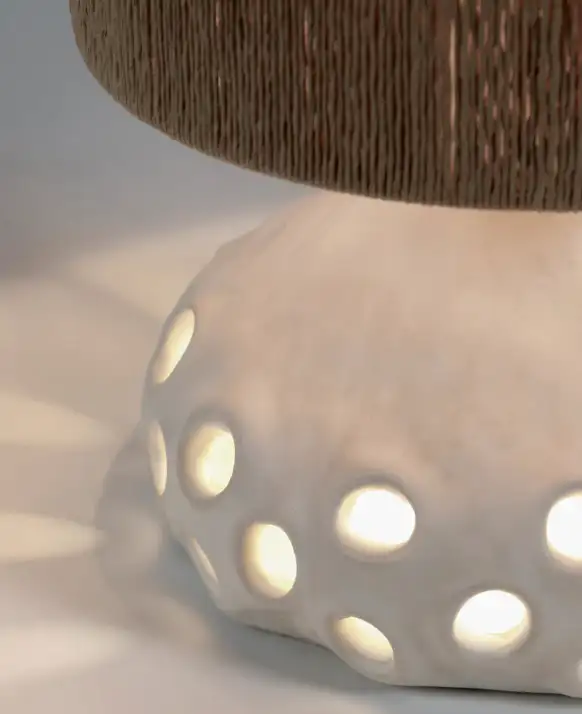 Lampe de table brun Oya 02
