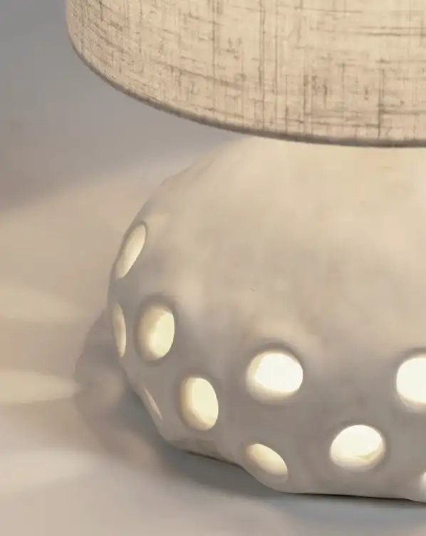 Lampe à Poser Beige OYA 01 by SERAX